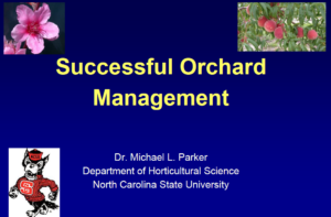 Cover photo for Presentations From the NC Peach Growers' Society Annual Meeting